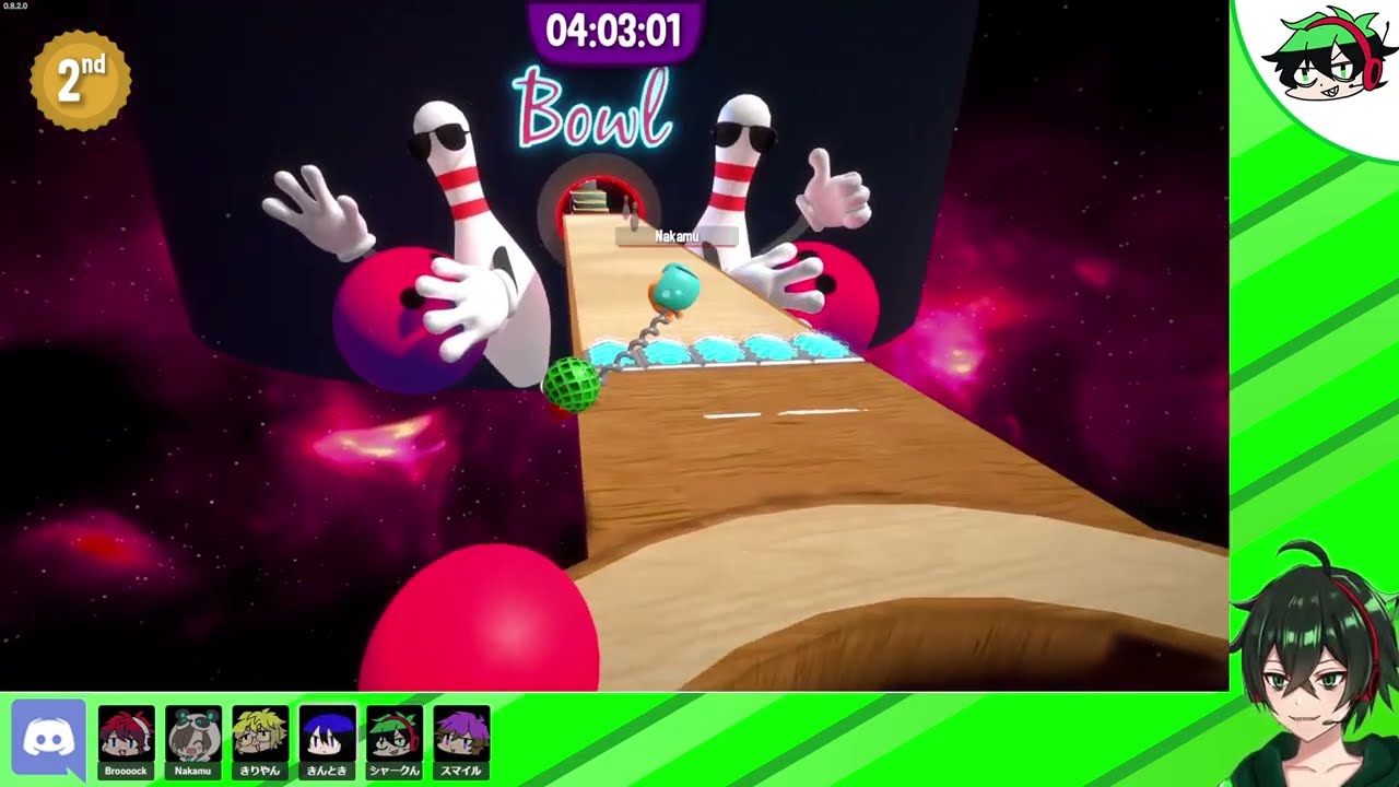 【Fling to the finish】2人でつながってレースするうるさいゲーム