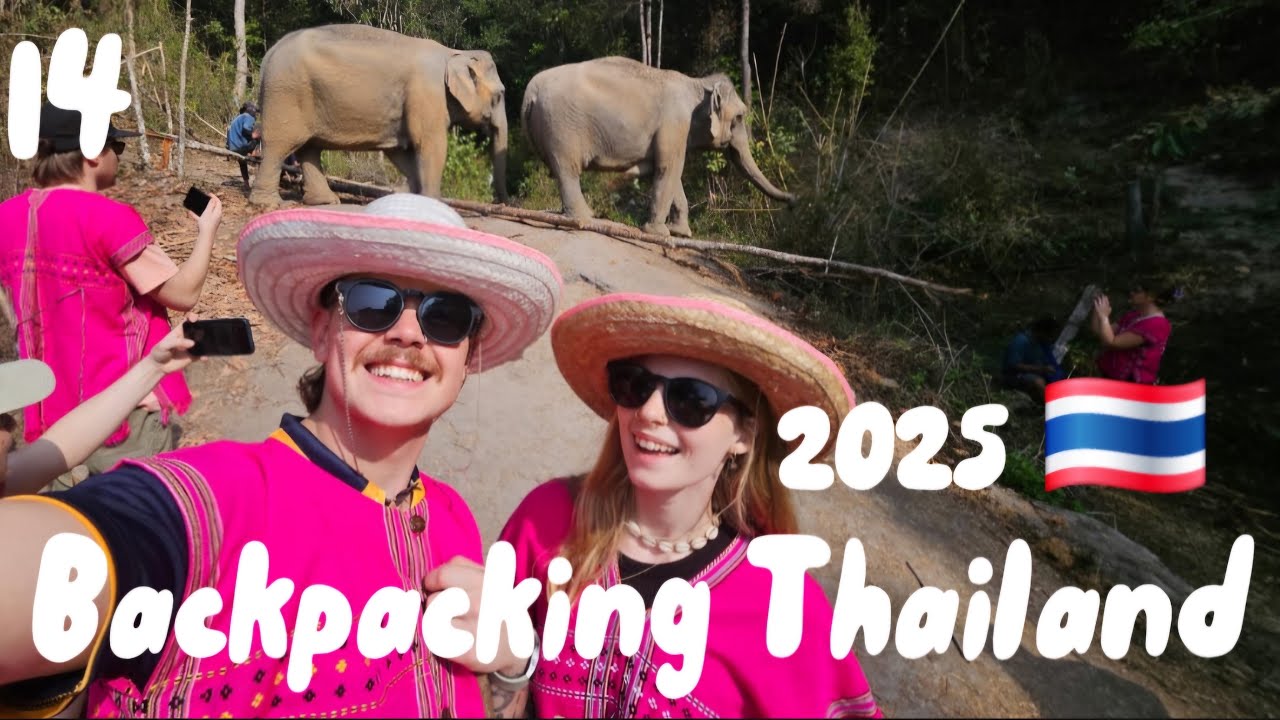 BACKPACKING THAILAND 🇹🇭 - ETHICAL ELEPHANT SANCTUARY!?! Joy Elephant Sanctuary!