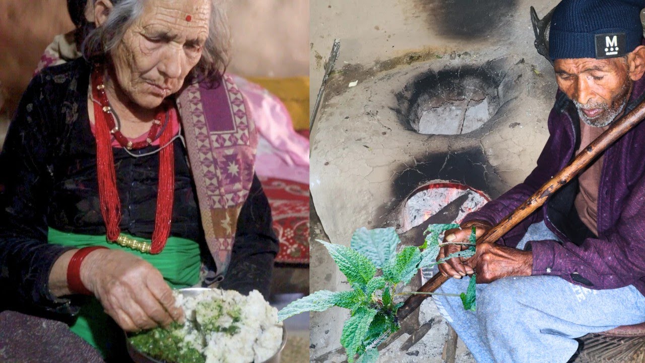 Cooking Stinging Nettle | Traditional Nepal Village Life & Food Recipe@Kalathoki12 
