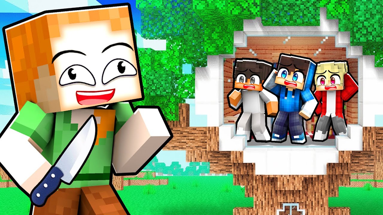 Stavím TAJNÝ DŮM NA STROMĚ, abych se Schoval před ŠILENÝM FANOUŠKEM!