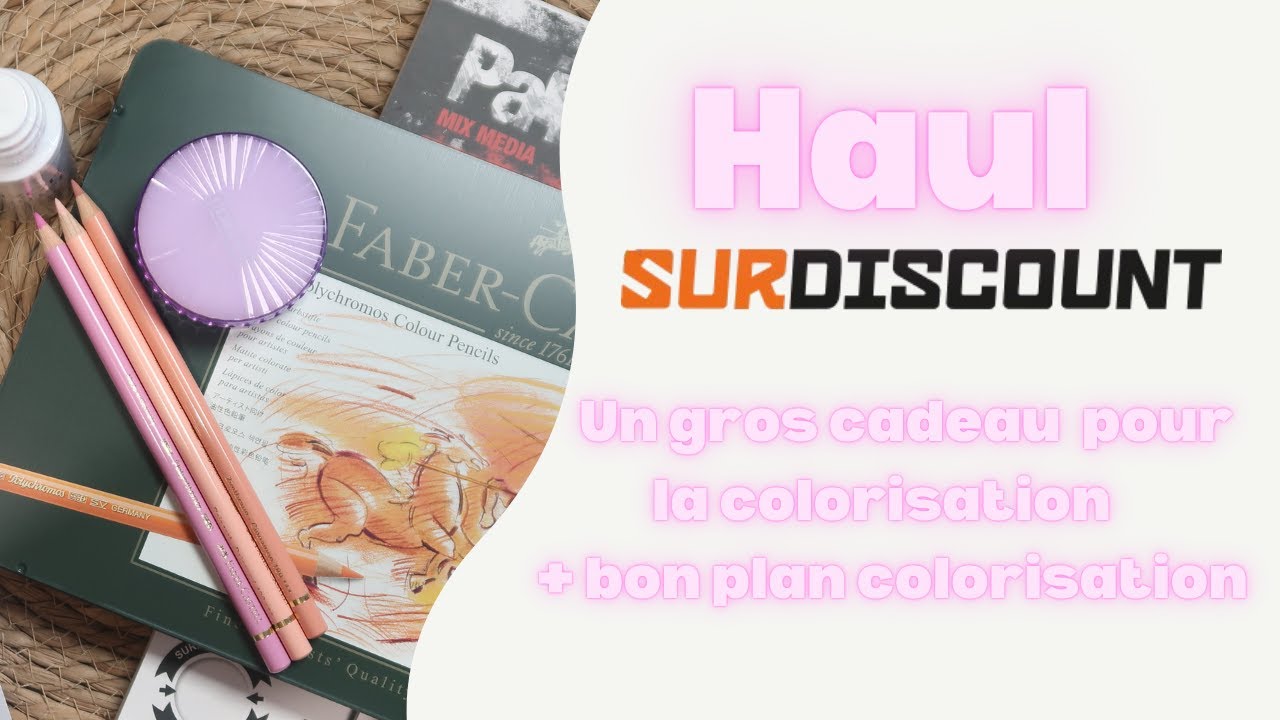 [ HAUL  ] JE ME SUIS FAIT UN GROS CADEAU / BON PLAN COLORISATION#scrapbooking #haul @surdiscount3265