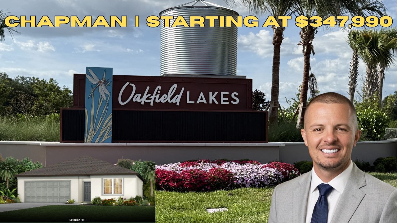 $347K Chapman Home Tour | Oakfield Lakes Parrish FL | 3 Bed by Centex Homes #parrishfl #hometour