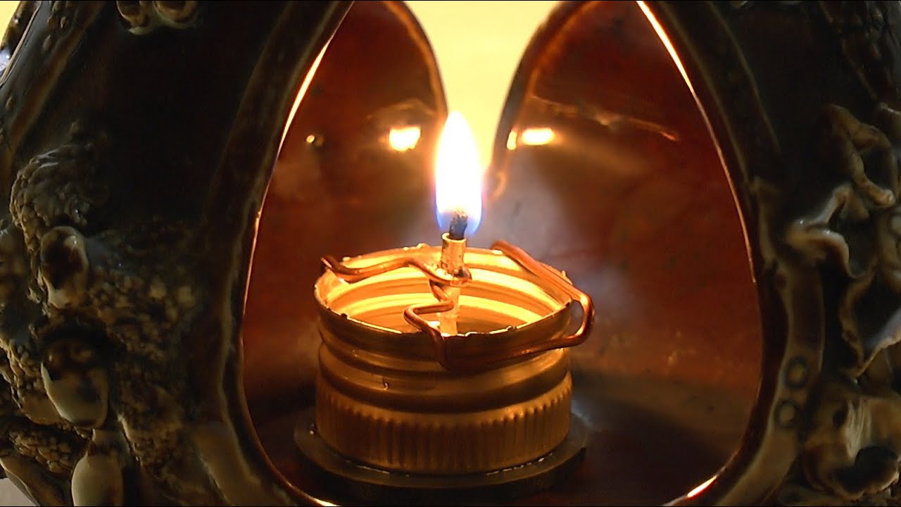 Масляная свечка для аромалампы. Оil candle for aroma lamp.