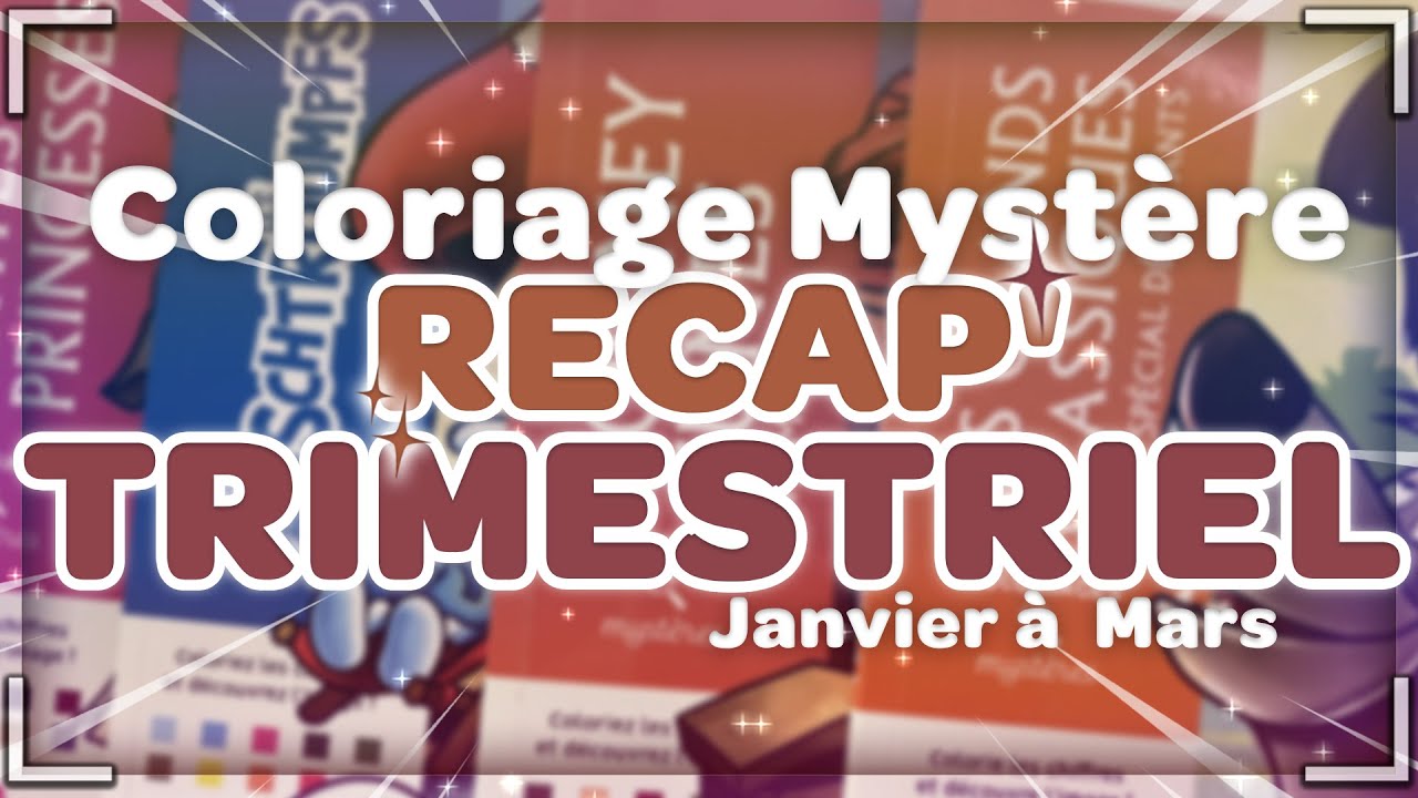 📚​​ Tous mes COLORIAGES du 1ER trimestre de 2025 !