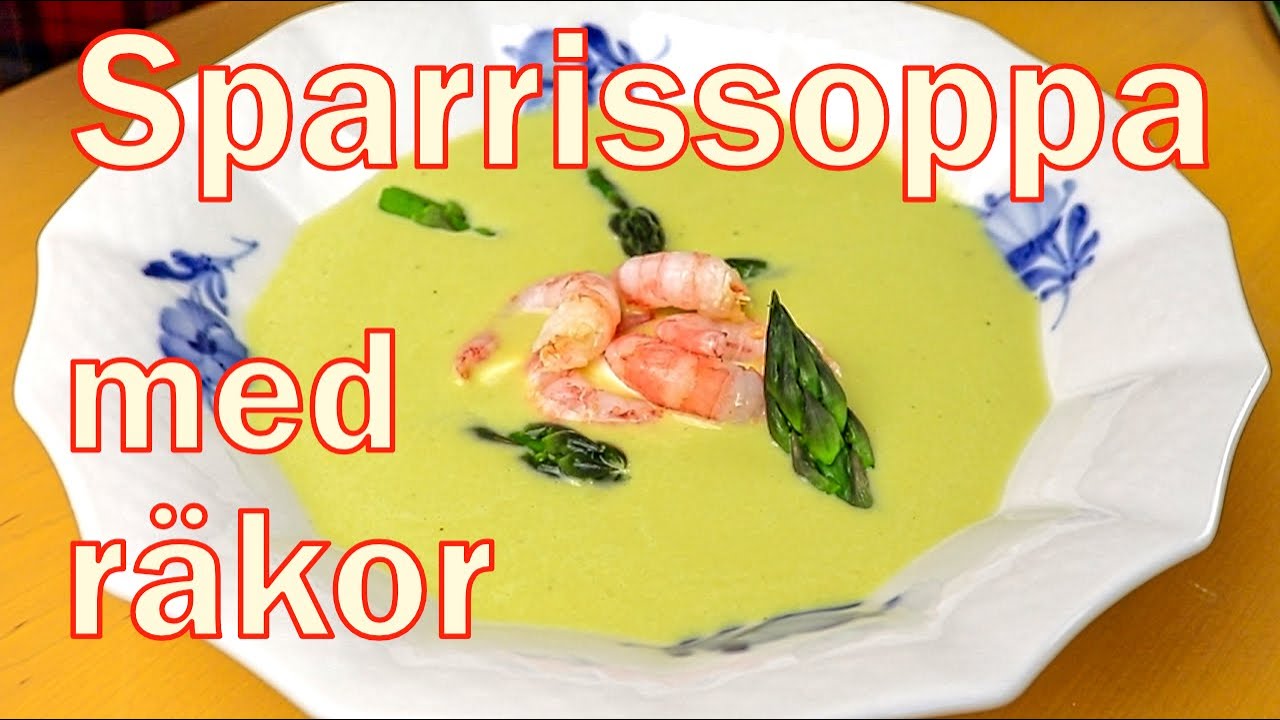 Sparrissoppa med räkor