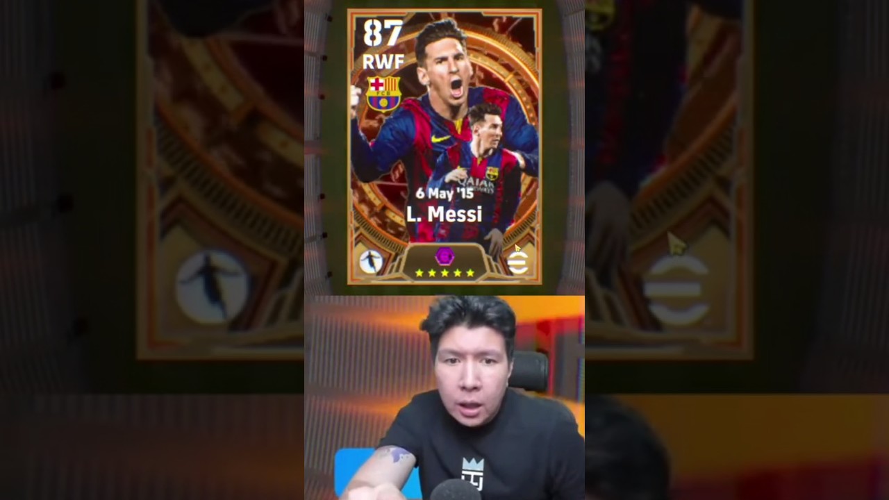 Windah Basudara Dapet Messi 105 Di eFootball 2024 #windahbasudara #efootball2024