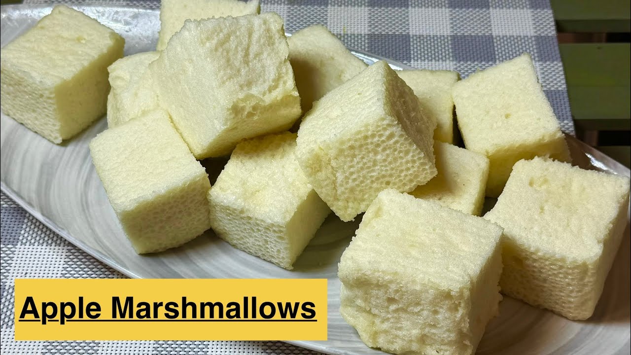 Viral Apple marshmallow recipe | Apple marshmallow | Apple marshmallow dessert