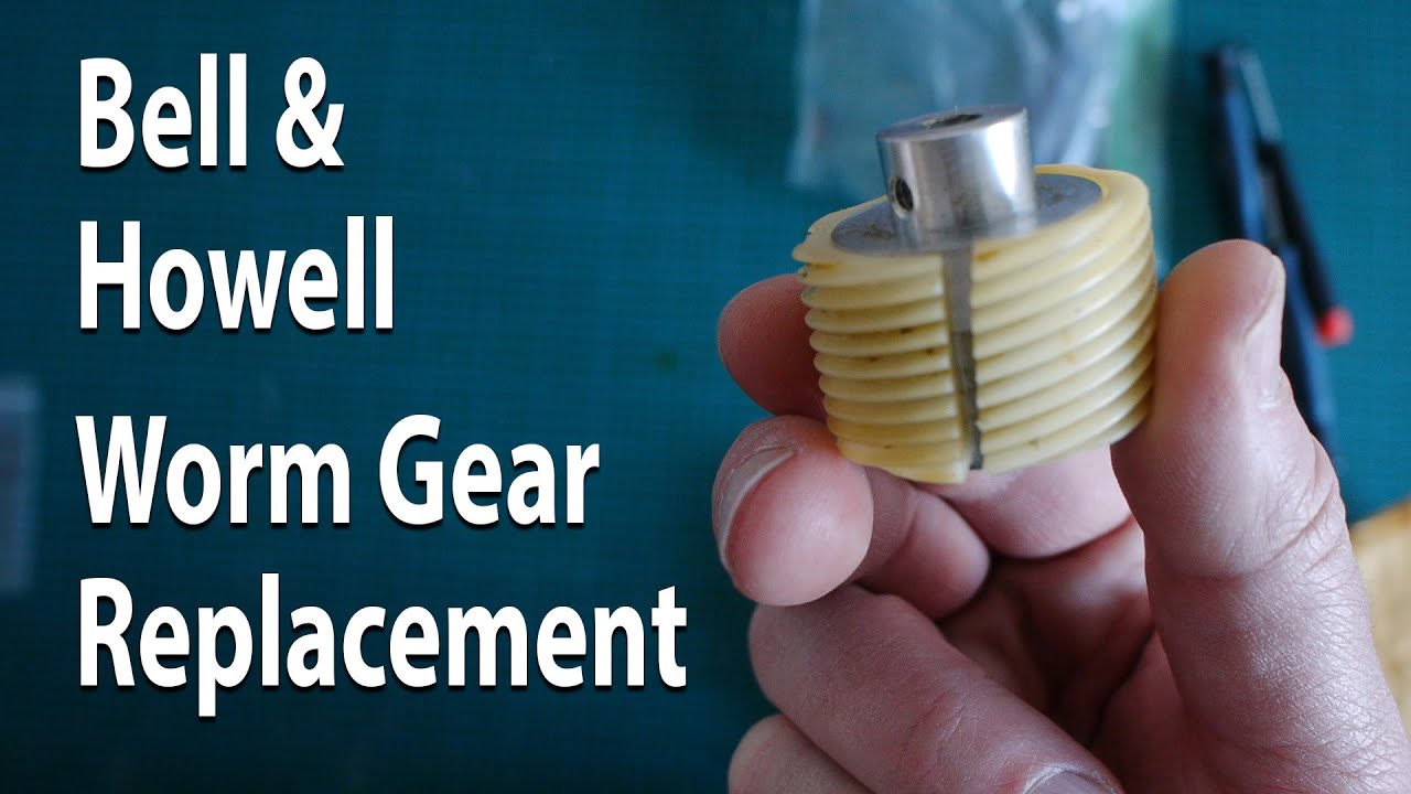 Worm Gear Removal and Installation 1580 Bell and Howell 16mm Projector