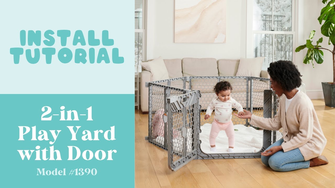 2-in-1 Play Yard with Door | Install Tutorial