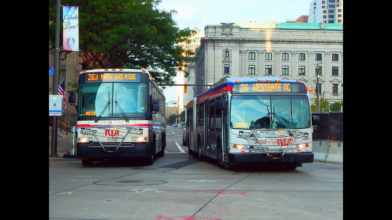 Bus Observations of Cleveland, Ohio (September 2015) - Part 2/2... RUSH HOUR MADNESS!