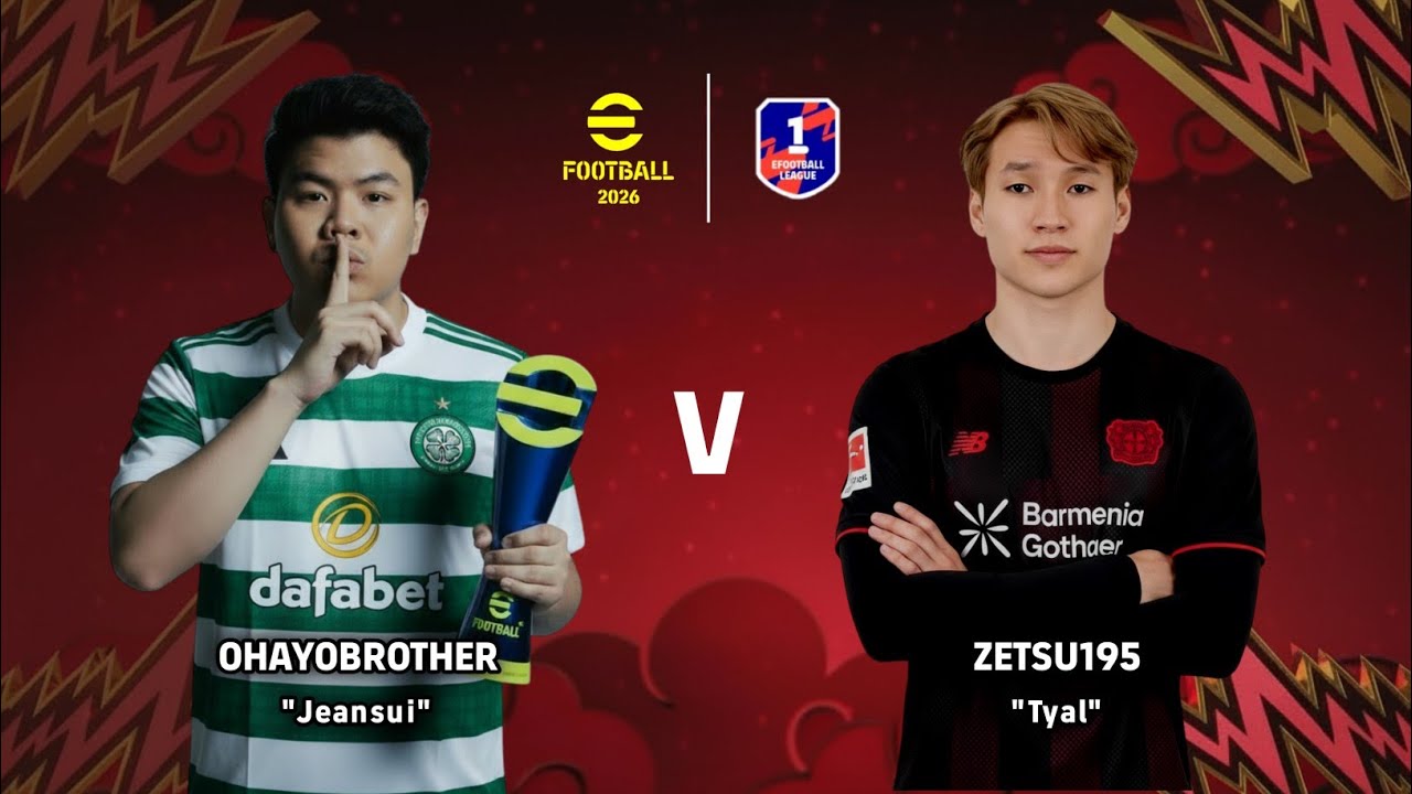 JEANSUI ON FIRE! Balas Dendam Sang Juara Dunia di eFootball 2026 Divisi 1