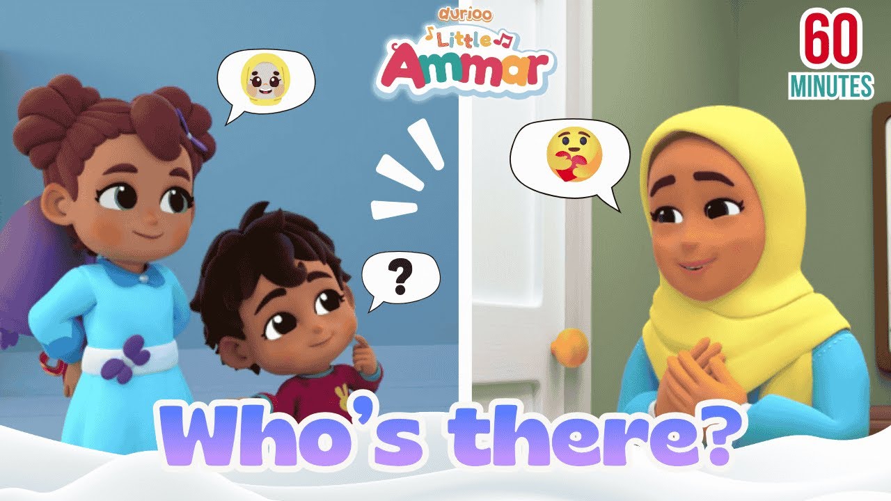 🚪 Little Ammar | Knock Knock! Who’s There? 😲 Fun Surprise Time | Durioo The Makers Of Omar & Hana