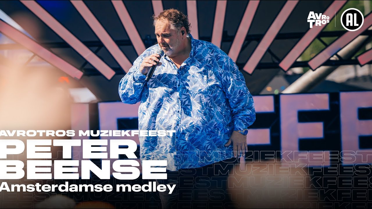 Peter Beense - Amsterdamse medley (LIVE) • Muziekfeest op het Plein 2025