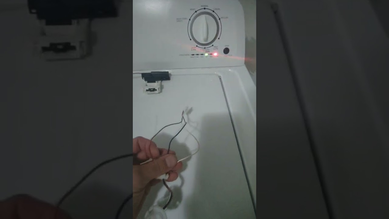 New style washing machine lid switch bypass