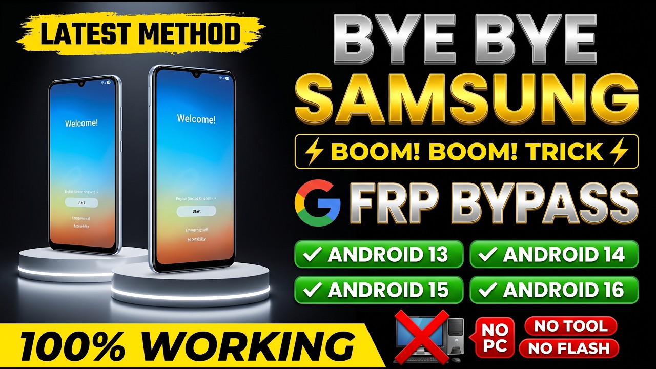 New Samsung FRP Bypass 2026 | Android 13-14-15-16-17 | Without Computer | New Trick Update 2026
