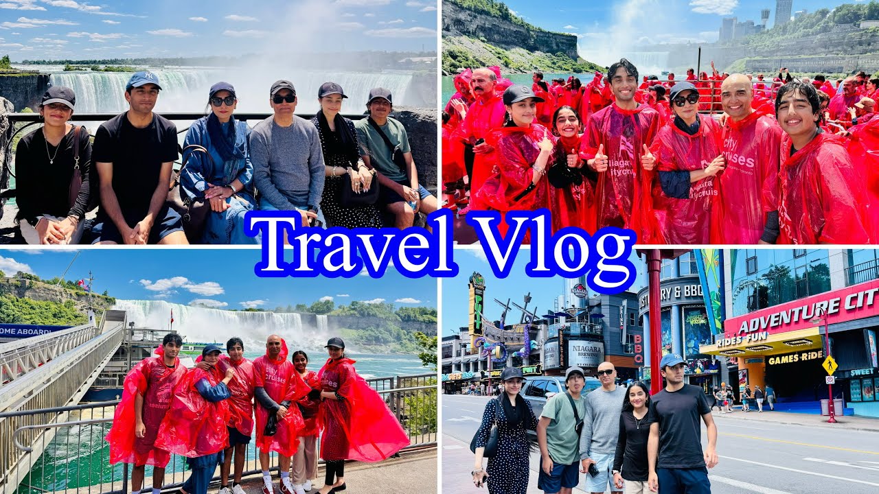 Travel Vlogs 2025 | Niagara Falls cruise/Town tour | World’s best experience | MUST WATCH VLOG