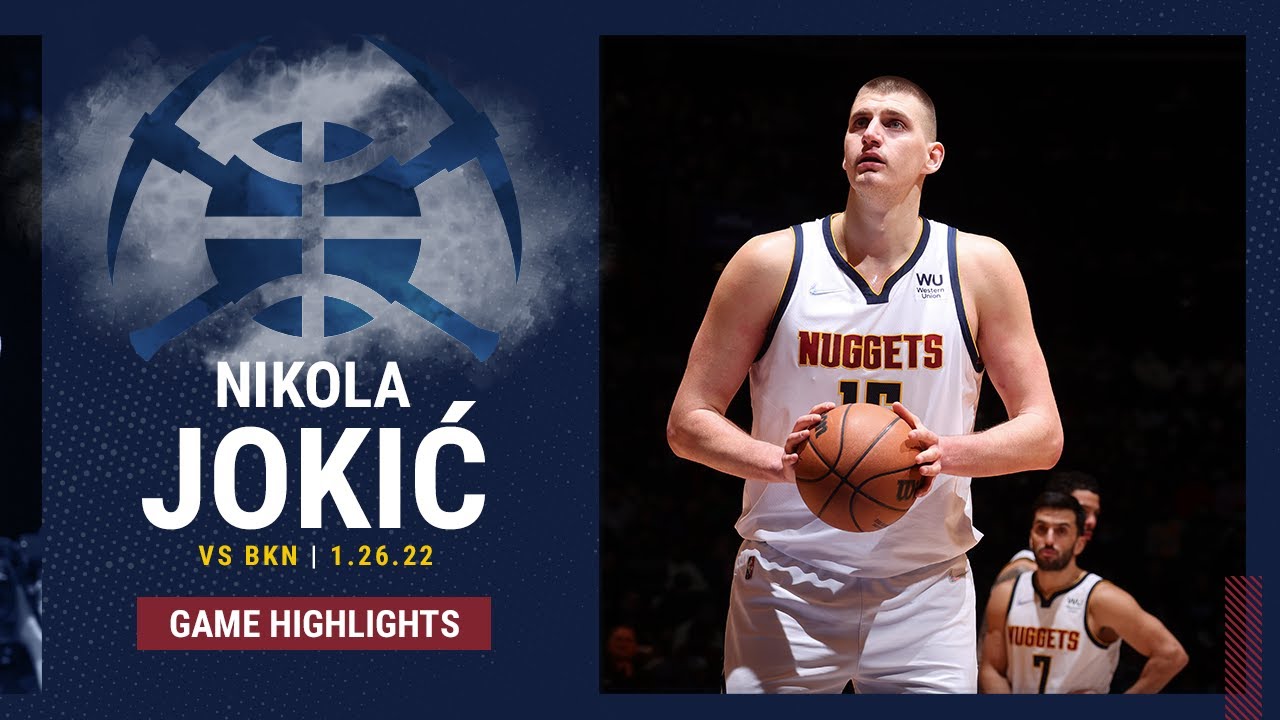 Nikola Jokić double-doubles against Brooklyn