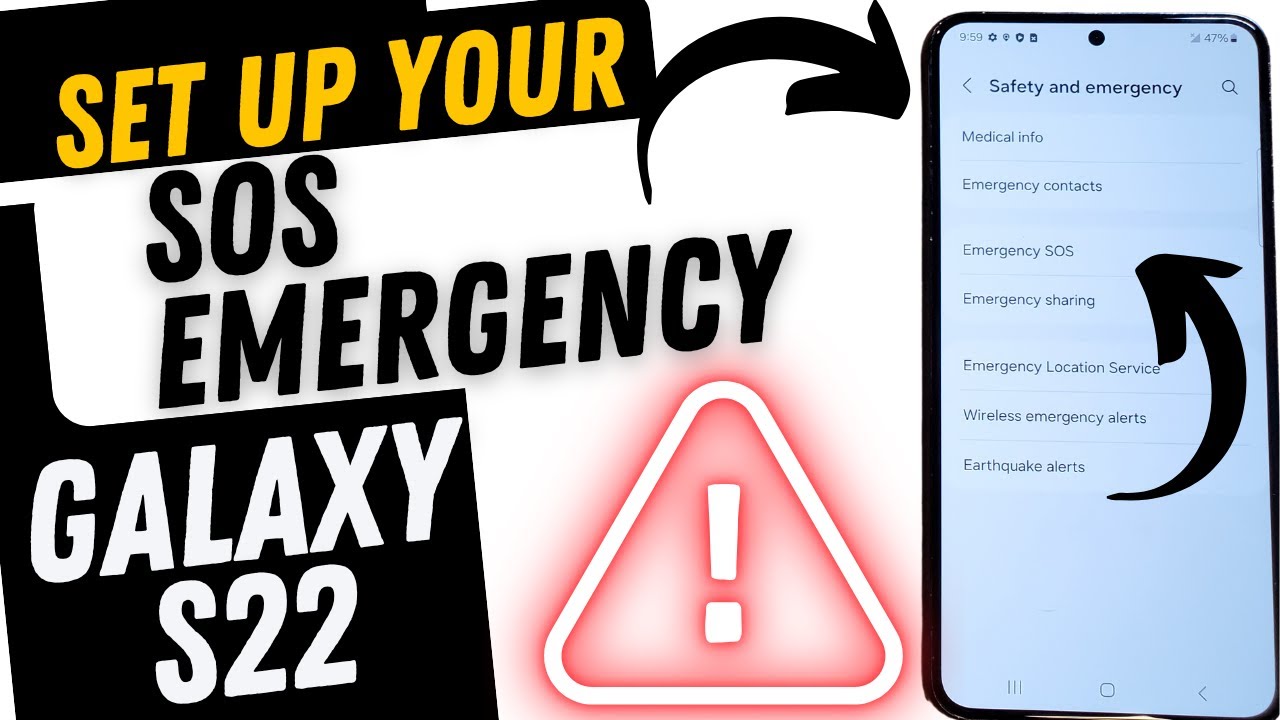 Your Phone Can Save Your Life - Full Guide to the Emergency SOS function on your Samsung Phone (S22)