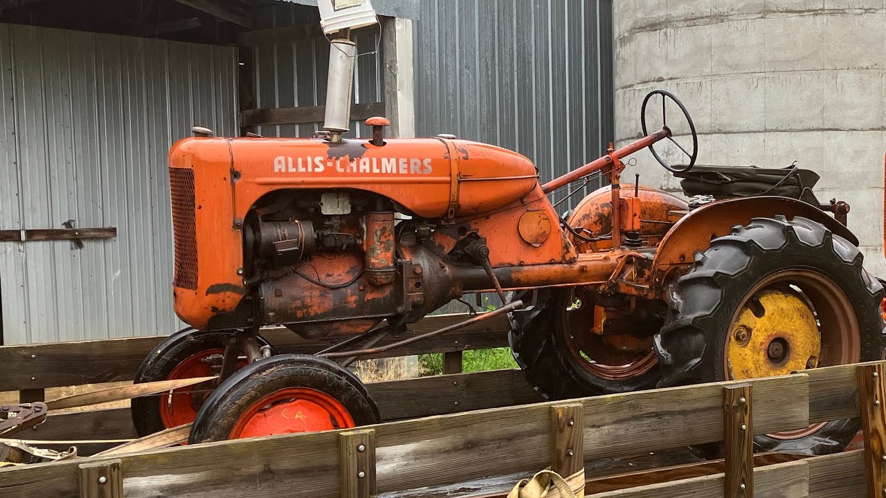 Allis Chalmers B tractor rescue 