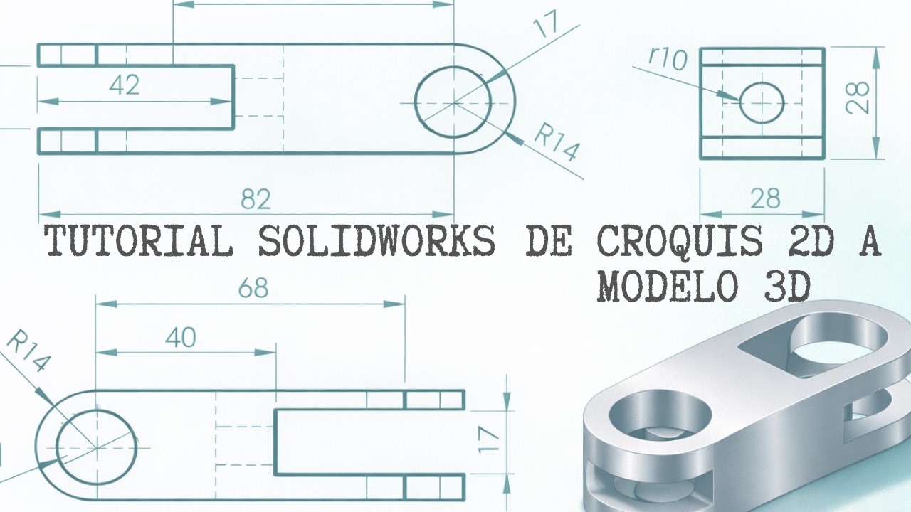 SolidWorks: Base Extruir y Operacion de Corte | Tutorial Paso a Paso