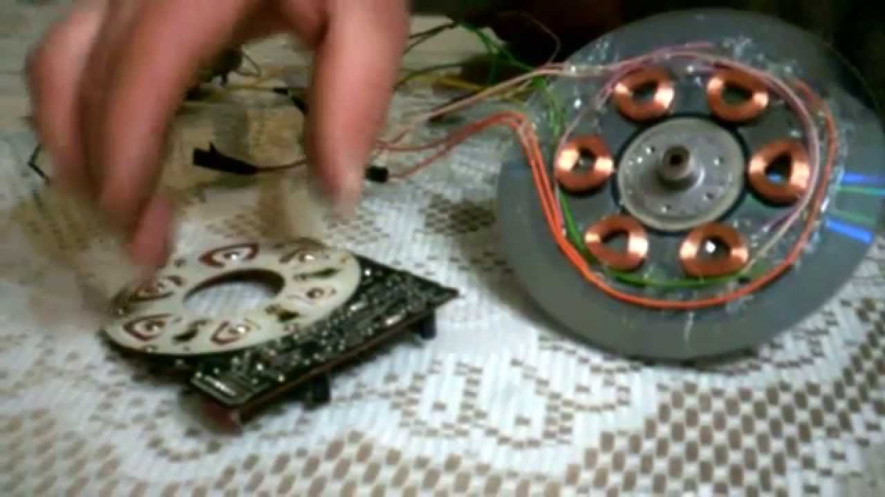 Motor bedini super potente mini 2ª parte con otro tipo de motor