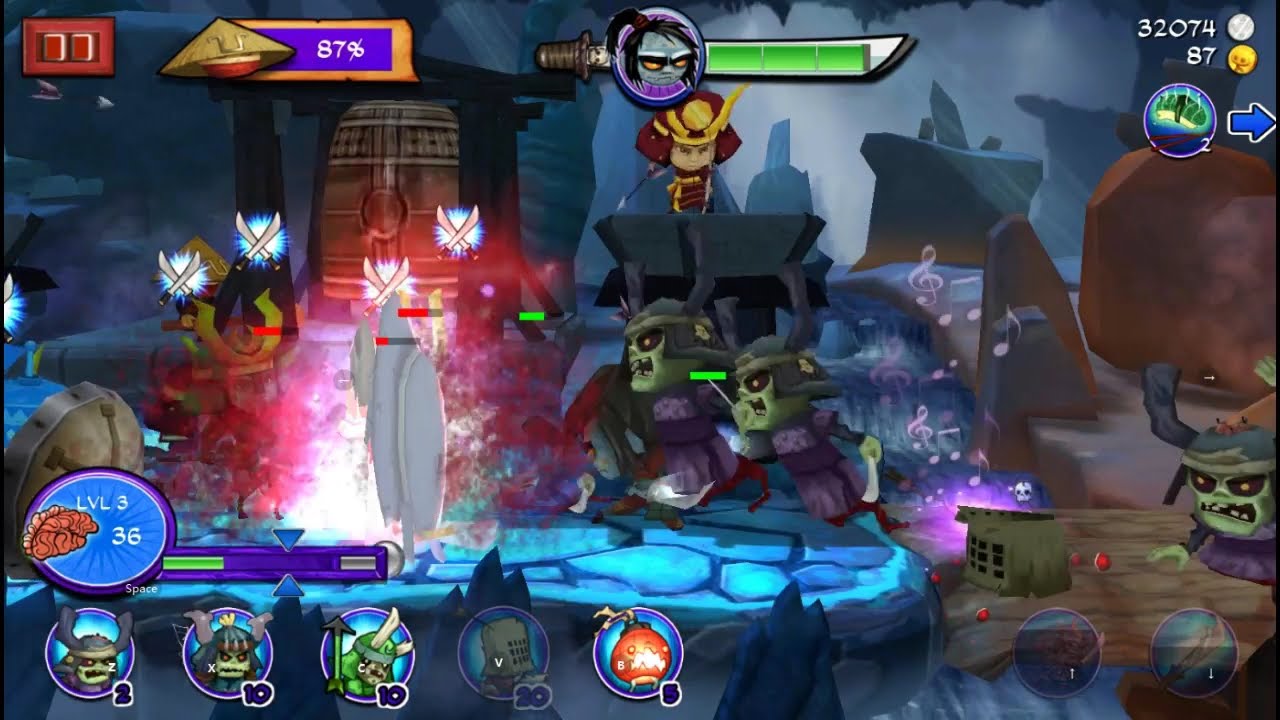 SAMURAI vs ZOMBIES DEFENSE - Zombies Rising: Wave 11-20