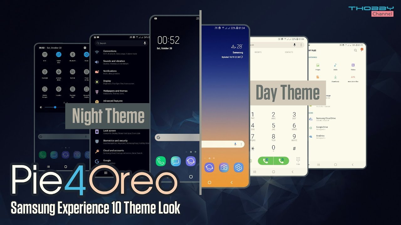 Samsung Pie Theme | Samsung Experience 10 Look For Oreo