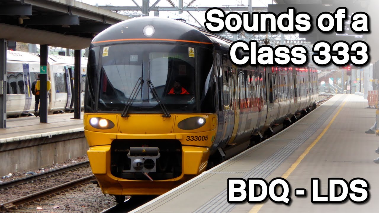 Class 333 sounds from Bradford Forster Square to Leeds