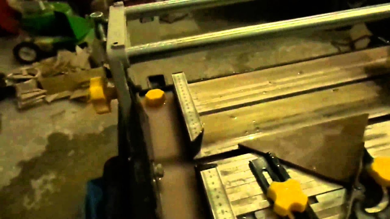 Mastercraft Sliding Wet Tile Saw