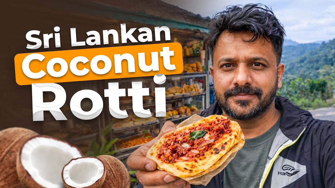 Authentic Sri Lankan Pol Roti (Coconut Flatbread) – Nuwara Eliya Street Food