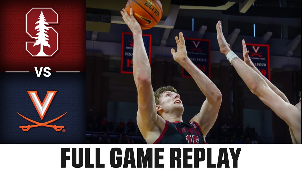 Stanford vs. Virginia Full Game Replay | 2025-26 ACC Men's Basketball