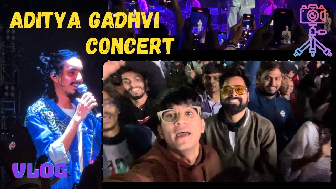 Aditya Gadhvi Concert Live Ahmedabad | Kushal Mistry Vlog