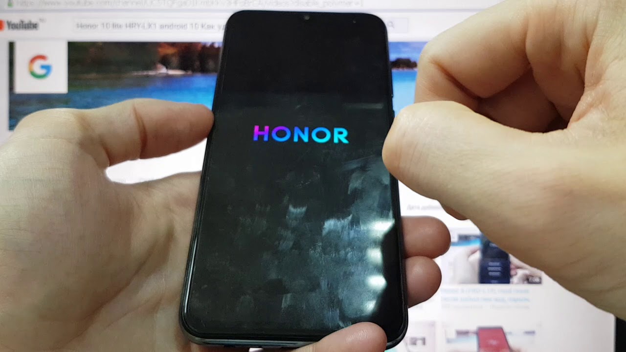 Honor 10 lite Hard reset (Удаление пароля) андроид 10