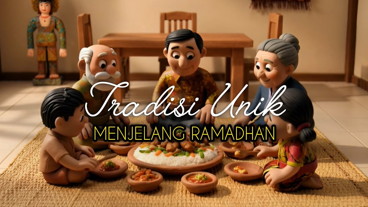Estetik Banget! Tradisi Ramadhan Indonesia (Claymation)