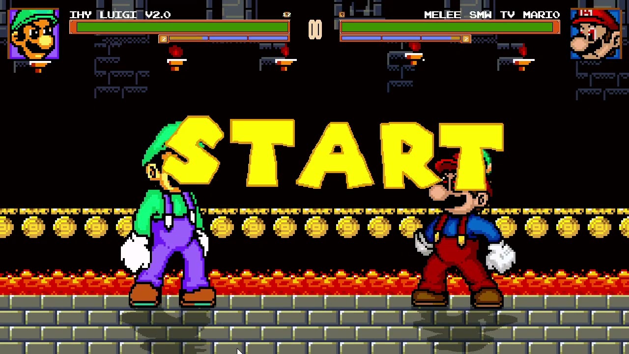 MUGEN Survival #810: IHY Luigi v2.0