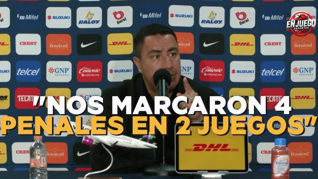 PUMAS 3 AM&Eacute;RICA 3 EFRA&Iacute;N JU&Aacute;REZ POST PARTIDO