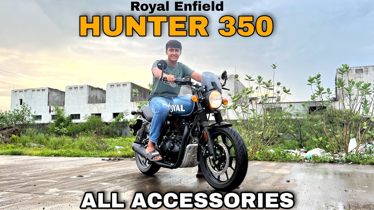 2022 Hunter350 All Company Fitted Accessories with Fitting process.