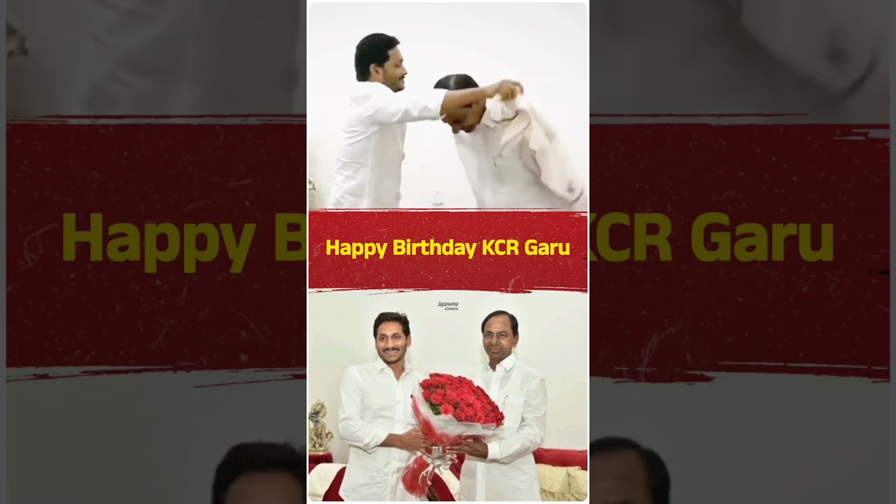 Happy Birthday to KCR Garu ❤️🎉#HBDKCR #KCR #Telangana #BRS #JaganannaConnects #TRS #BRSSongs #TS