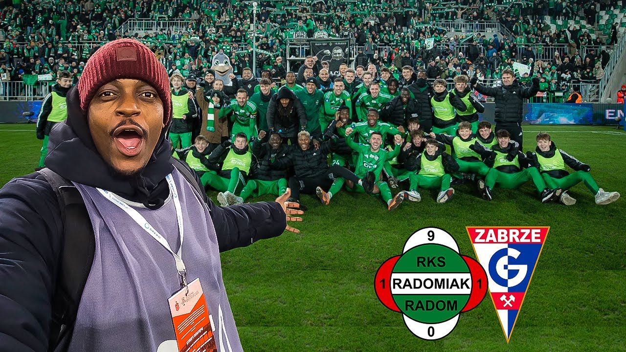 My First Time at Radomiak Radom! CRAZY Atmosphere vs Górnik Zabrze