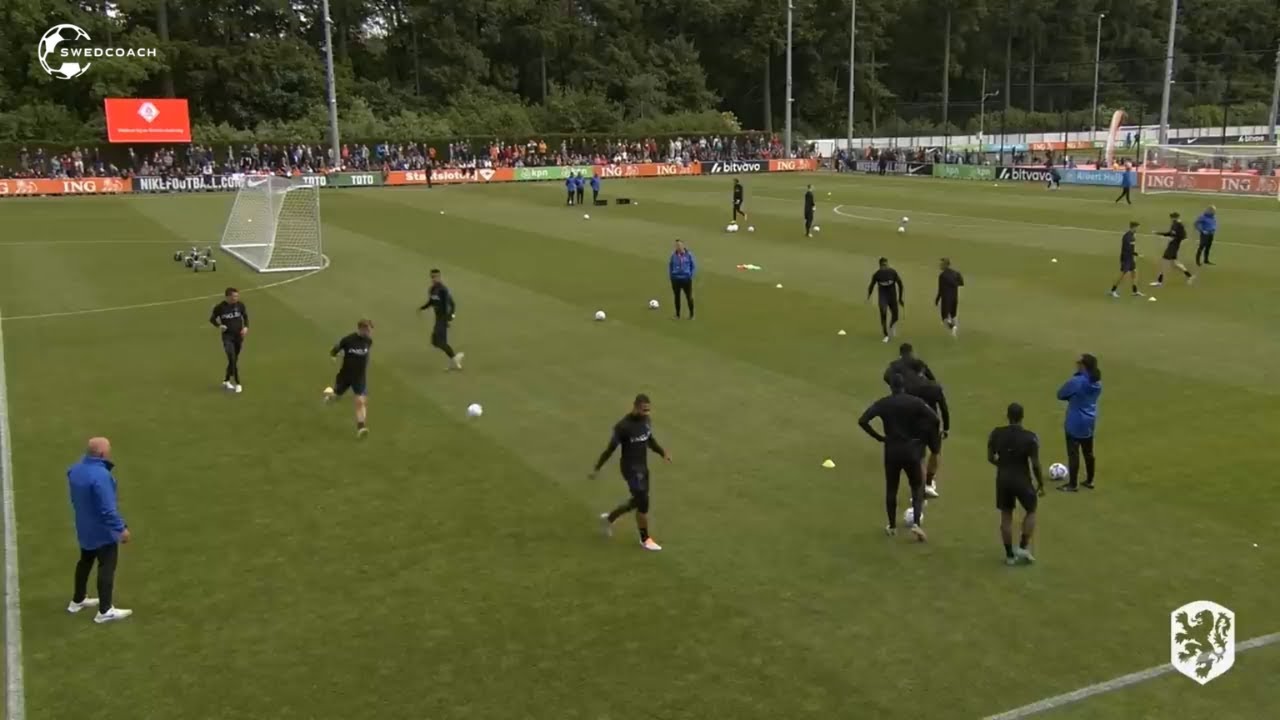 Netherlands Training Session - 3 Soccer Passing drills | Intense soccer Passing Combinations