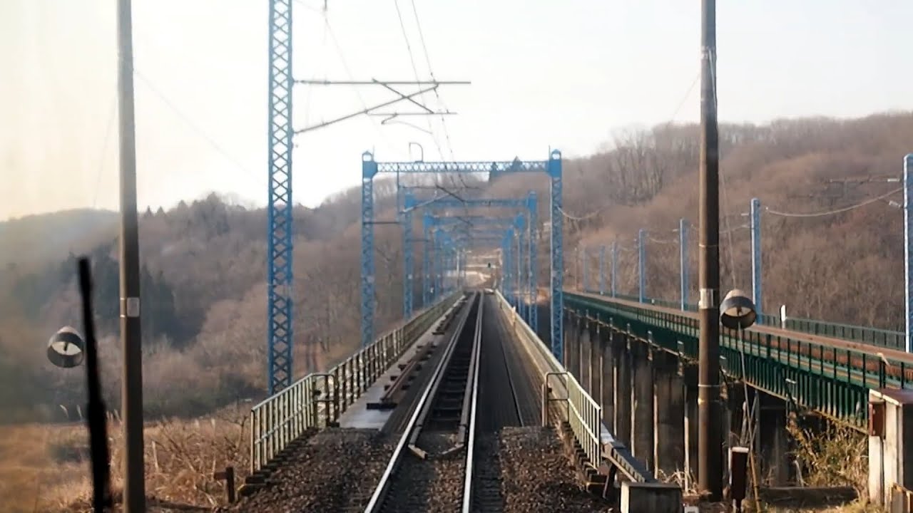 2015/01/05 【前面展望】 東北本線 白河 ～ 豊原 | JR East Tohoku Line Cab View: Shirakawa - Toyohara