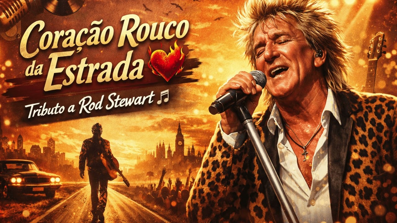 🎤 🎸 Coração Rouco da Estrada ❤️‍🔥 – Tributo a Rod Stewart 🎶
