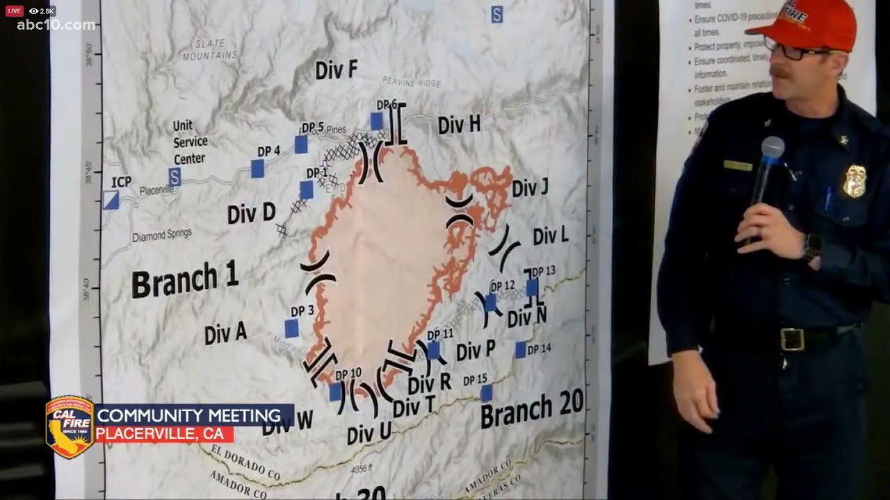 California Caldor Wildfire: Evening update | August 19th, 2021