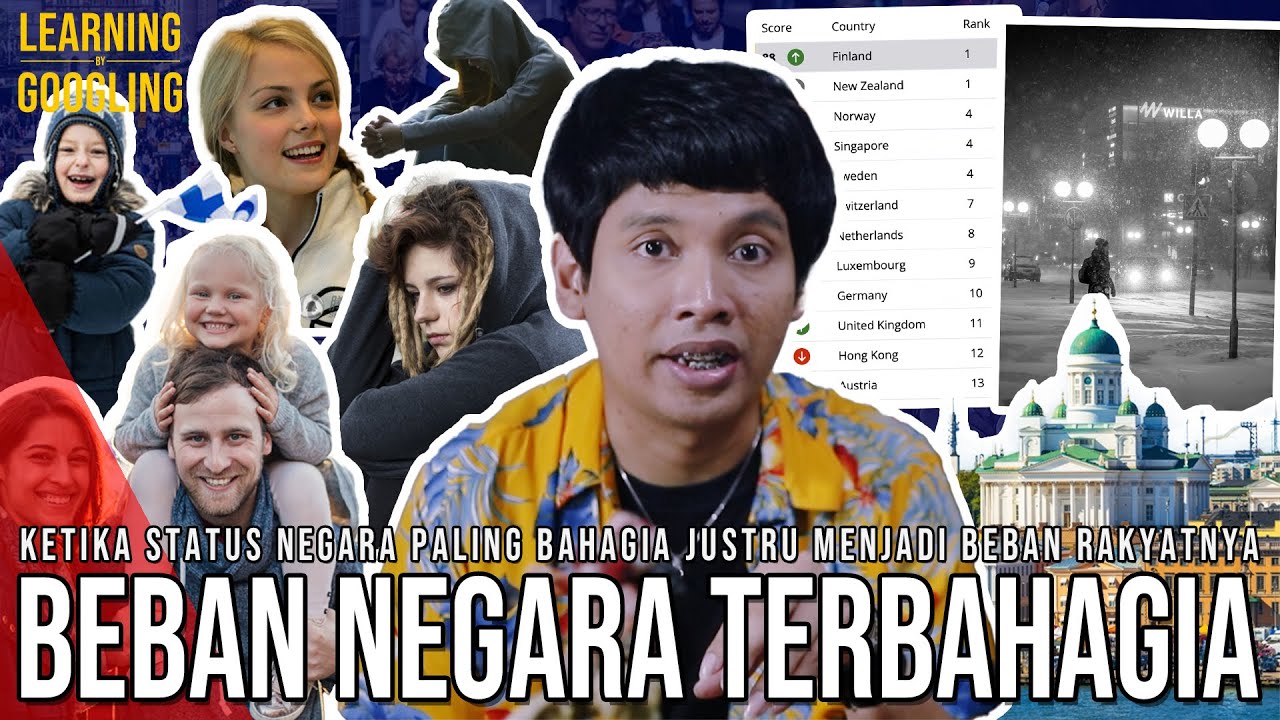 Negara Paling Bahagia, Tapi Angka Bundirnya Tinggi! Karena Iklim? Finlandia! | Learning By Googling
