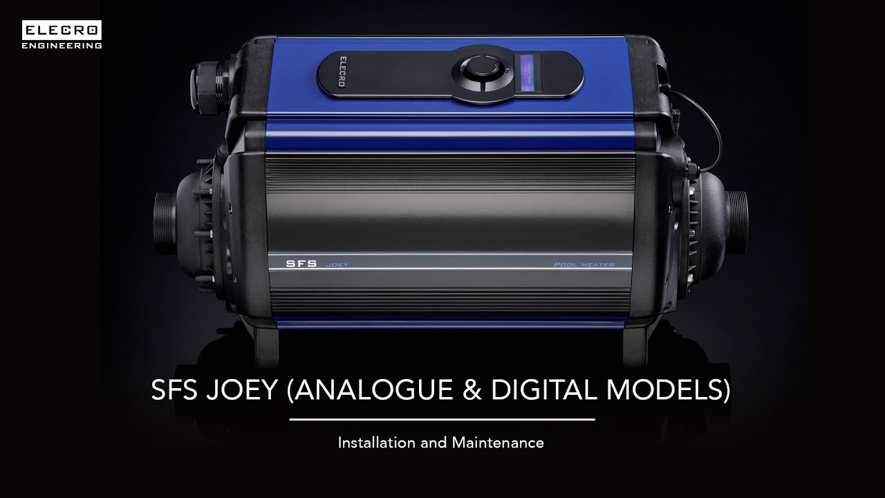 SFS Joey (Commercial Pool Heater) - Installation and Maintenance