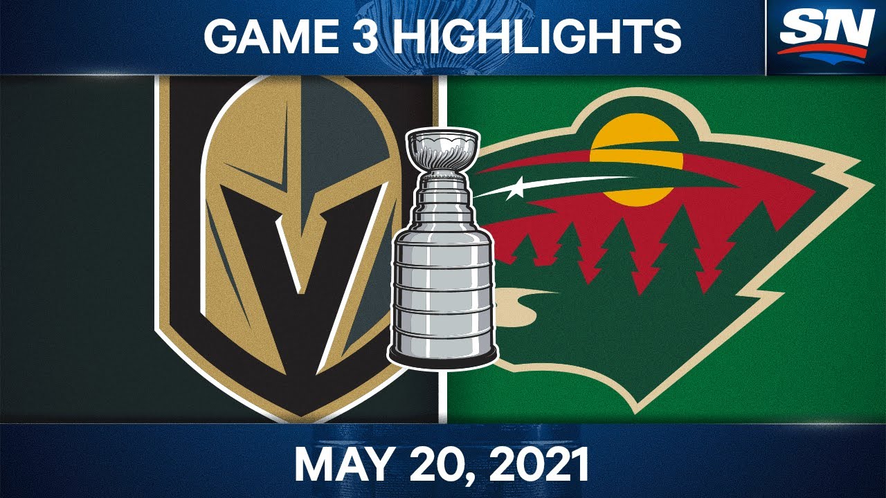 NHL Game Highlights | Golden Knights vs. Wild, Game 3 – May 20, 2021