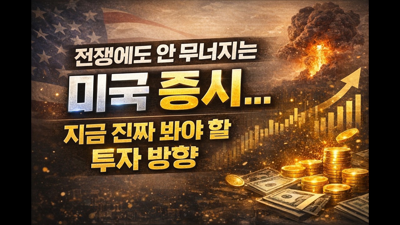 전쟁에도 안 무너지는 미국 증시… 지금 진짜 봐야 할 투자 방향 [26.3.6]
