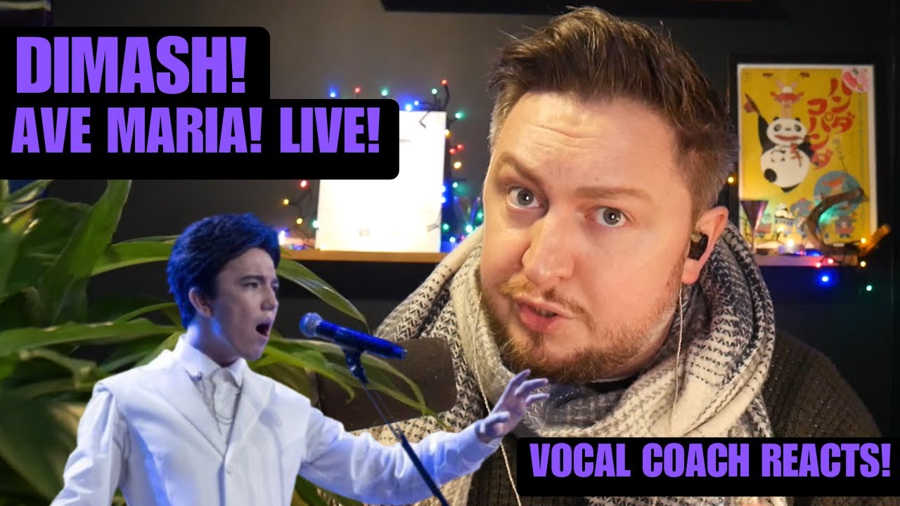 Реакция преподавателя по вокалу! Димаш Кудайберген! Ave Maria! Live!