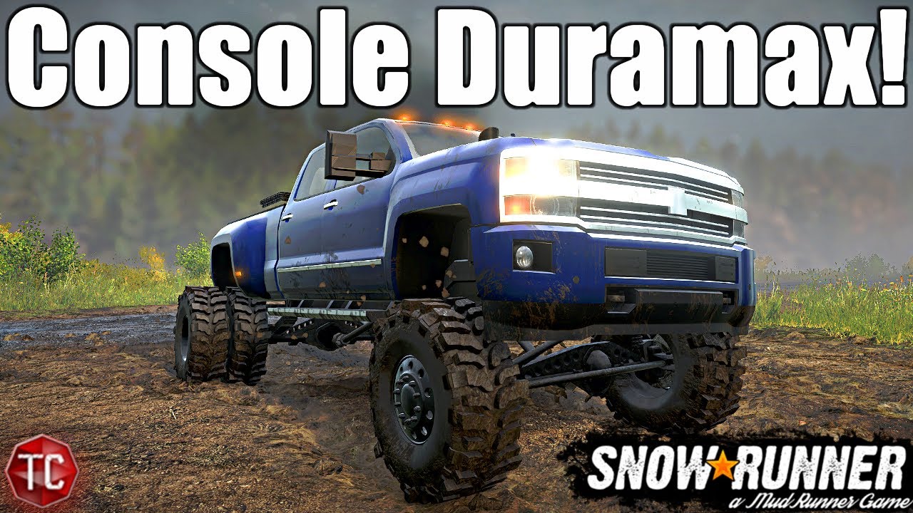 SnowRunner: CONSOLE Chevy Silverado 3500 HD DURAMAX DUALLY!