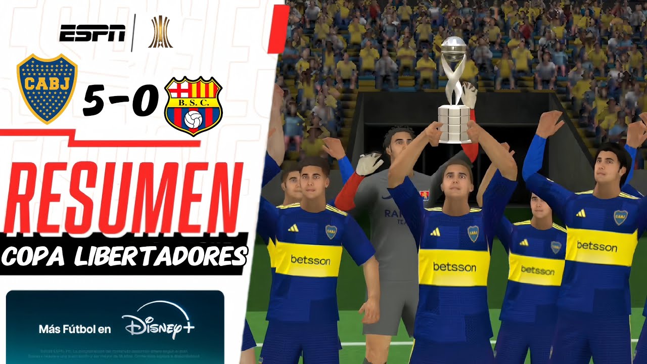 BOCA JUNIORS venció 5 - 0 al BARCELONA de Guayaquil y es CAMPEÓN de la COPA LIBERTADORES en FL26 ⚽️🏆